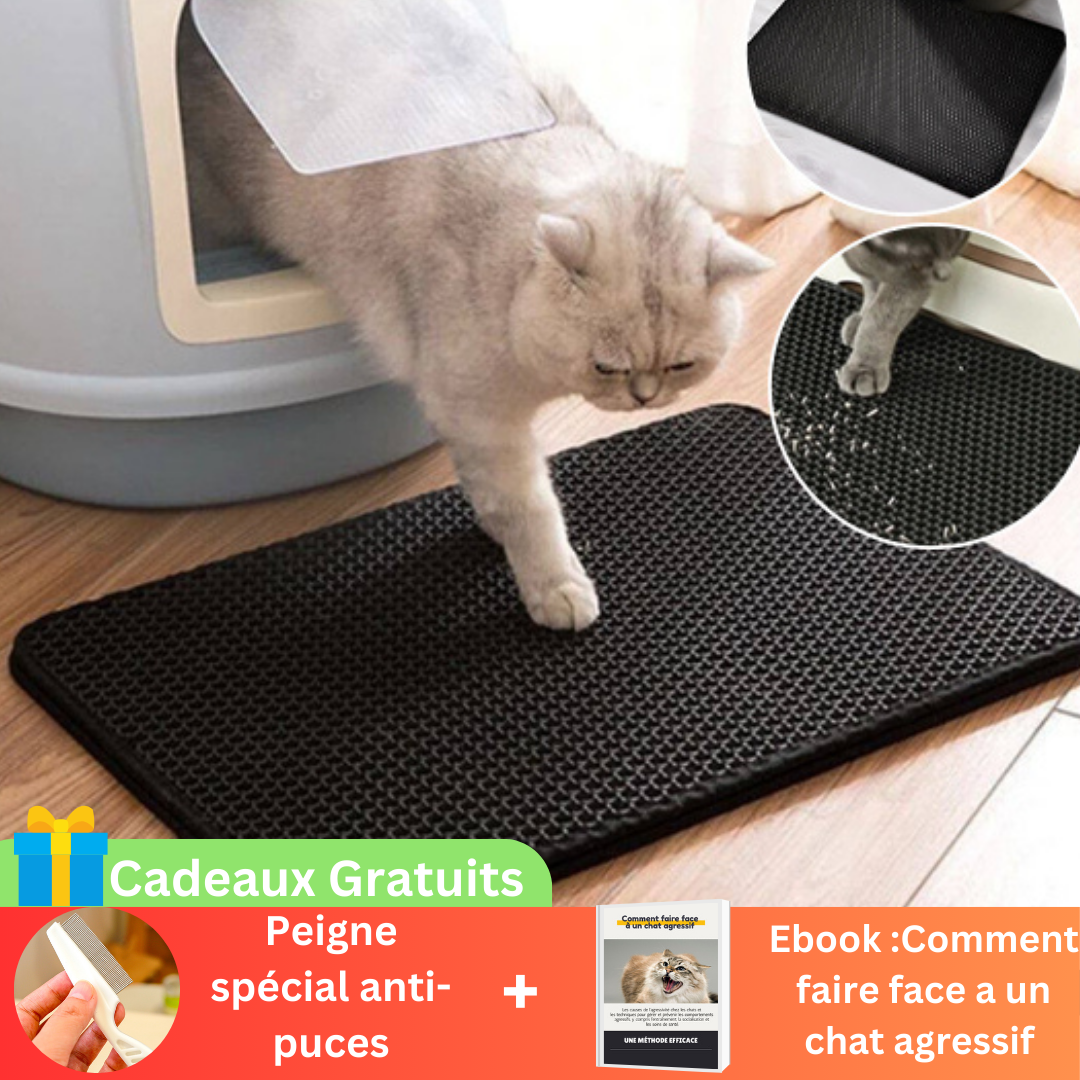 Tapipro™ |Tapis pour chat - Propreté en tout instant