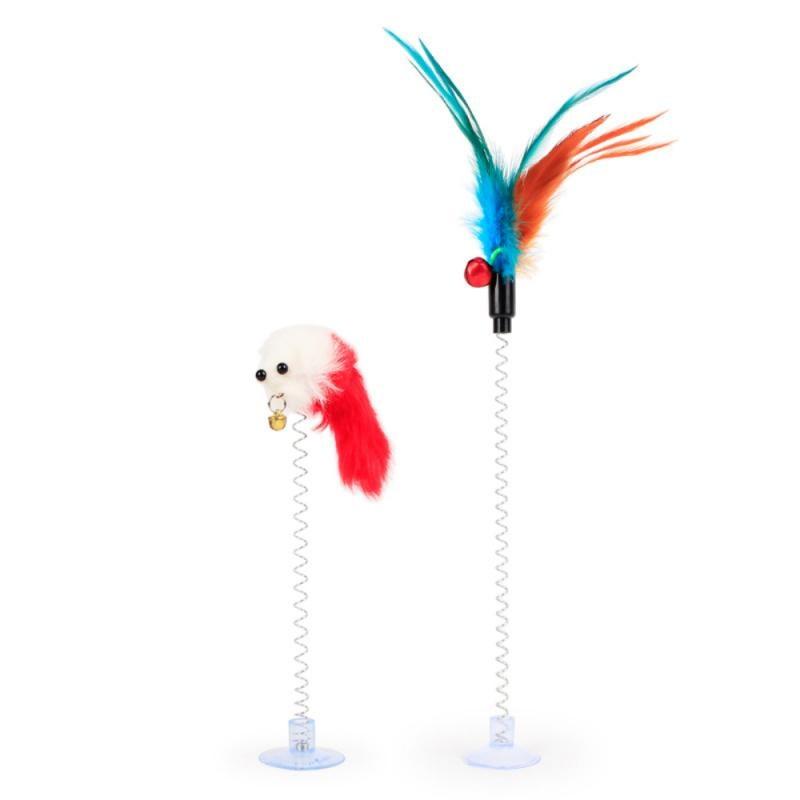 ToyStick™ - Bâton de plumes avec clochette | Chat - Catouchat Shop